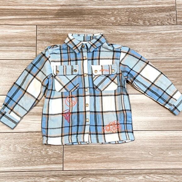 NEW! Disney Parks Turning Red Pandamonium Kid Flannel Shirt, Size 4 - Picture 1 of 4